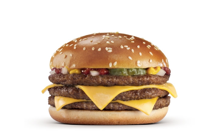 Triple Hamburguesa con Queso
